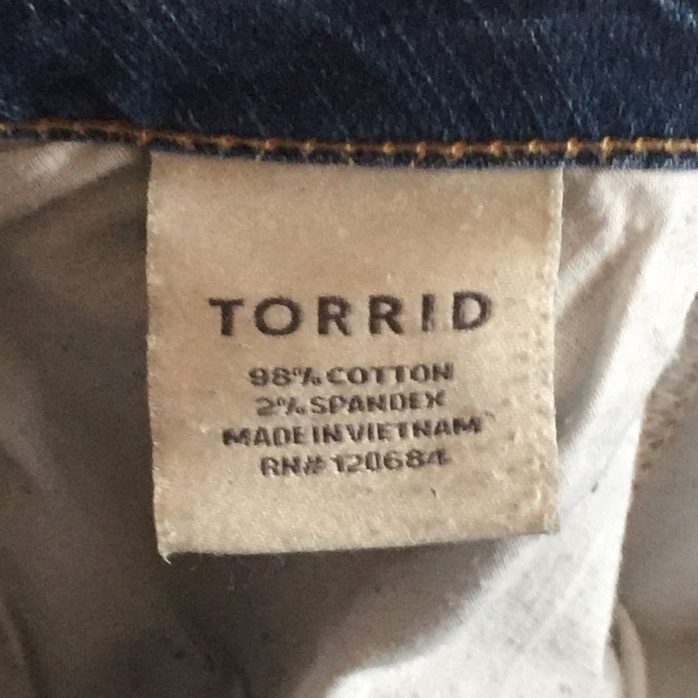 Torrid Sz 20 Distressed Boyfriend Jeans👖 - Picture 5 of 7